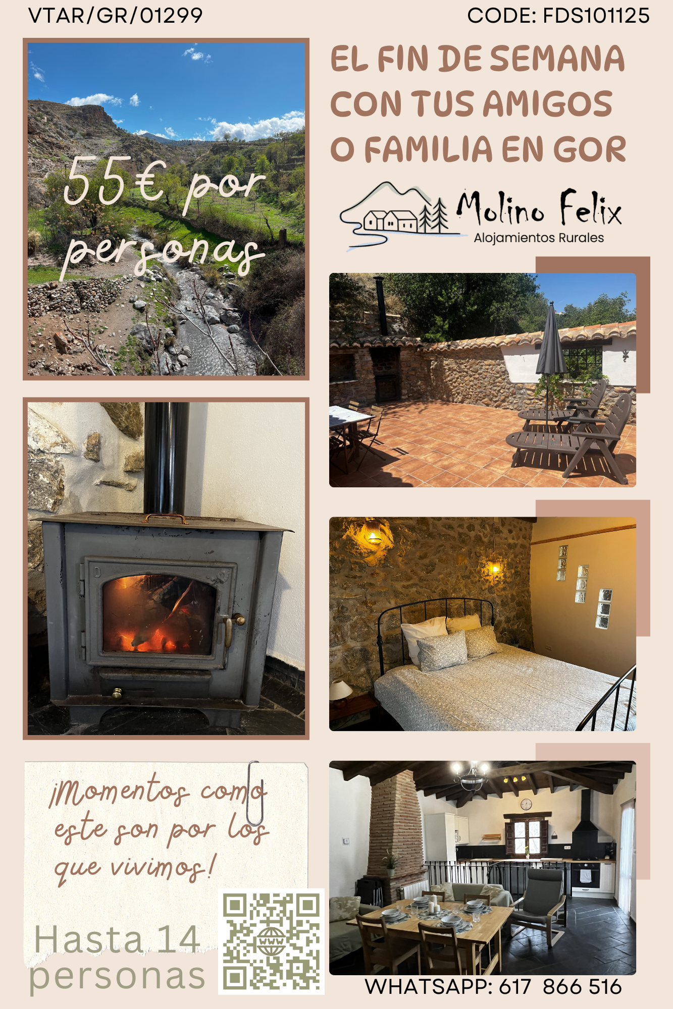 Whole Complex Weekend Offer con tus amigos o familia en Gor