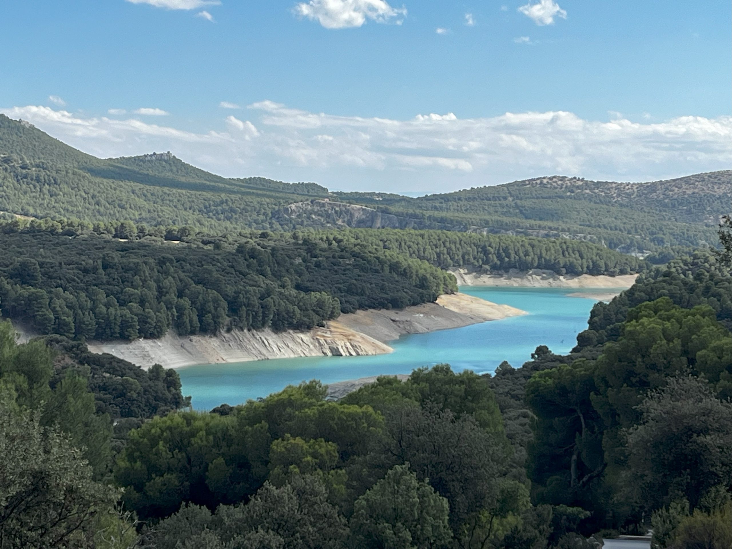 Lakes and forests around Gor Granada Spain