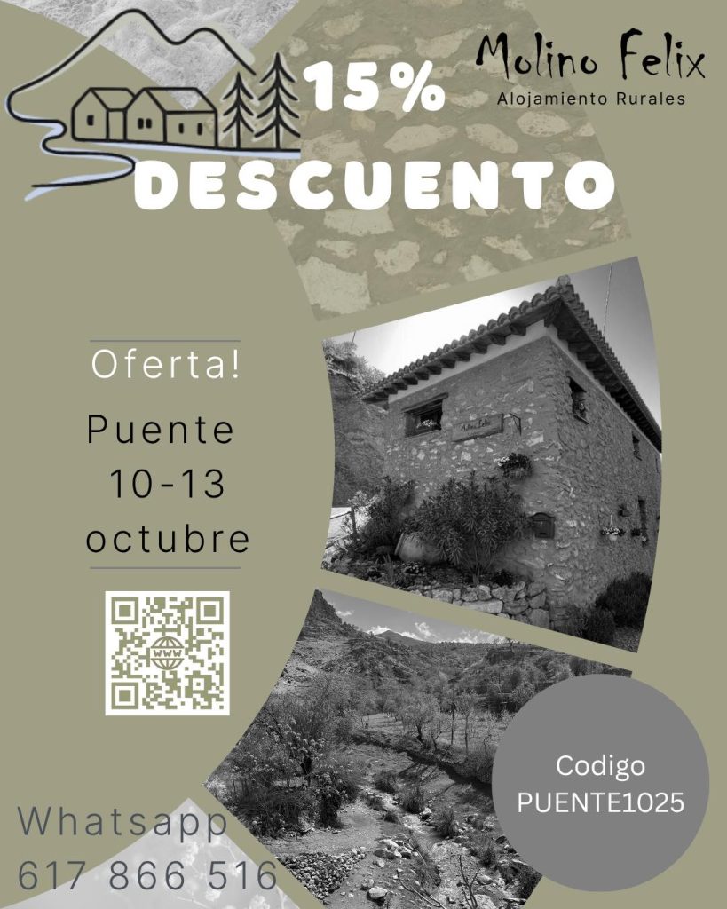 October Long Weekend 2025 15% descuento